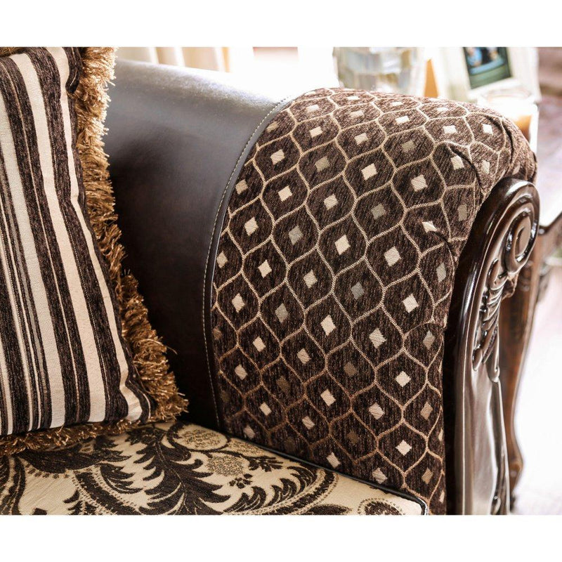 Furniture of America Quirino Stationary Fabric Loveseat SM6416-LV IMAGE 4