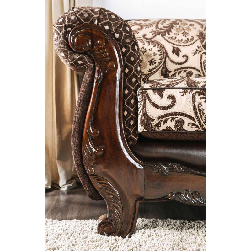 Furniture of America Quirino Stationary Fabric Loveseat SM6416-LV IMAGE 5
