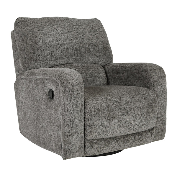  Signature Design by Ashley Wittlich Swivel Glider Fabric Recliner 5690161 IMAGE 1
