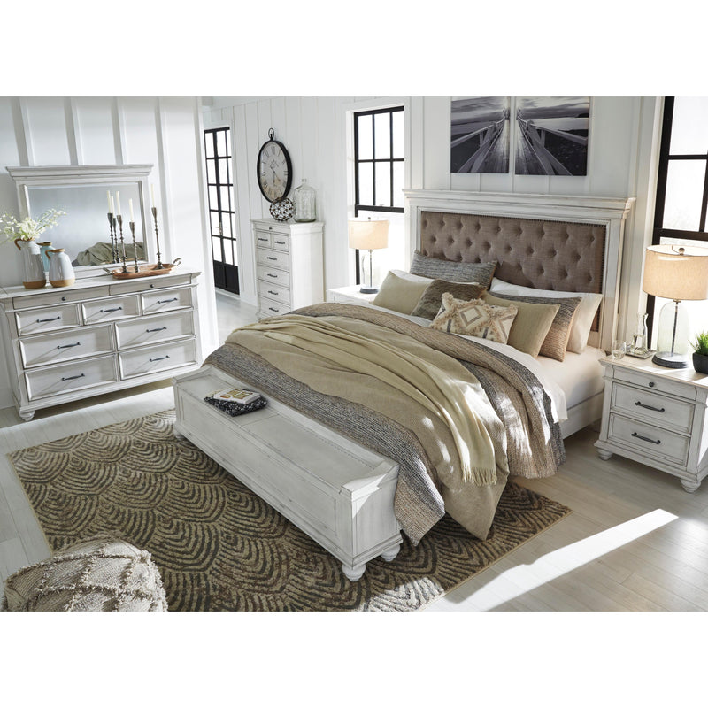  Benchcraft Kanwyn King Upholstered Panel Bed with Storage B777-158/B777-56S/B777-97 IMAGE 8