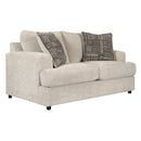  Signature Design by Ashley Soletren Stationary Fabric Loveseat 9510435 IMAGE 2