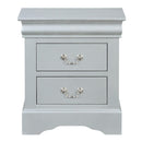 Acme Furniture Louis Philippe 2-Drawer Nightstand 26733 IMAGE 3