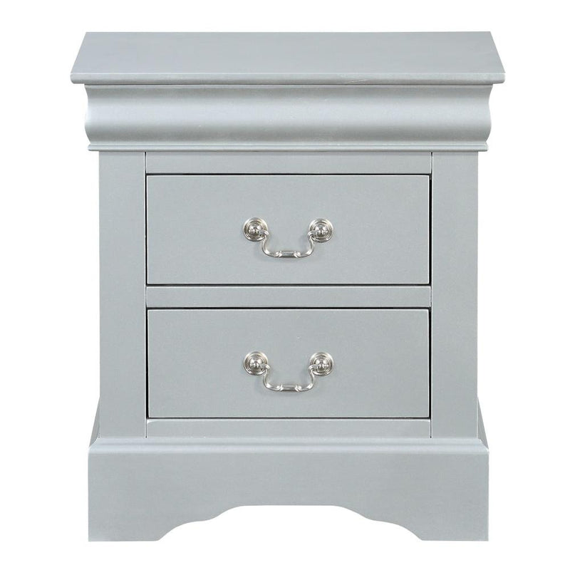 Acme Furniture Louis Philippe 2-Drawer Nightstand 26733 IMAGE 3