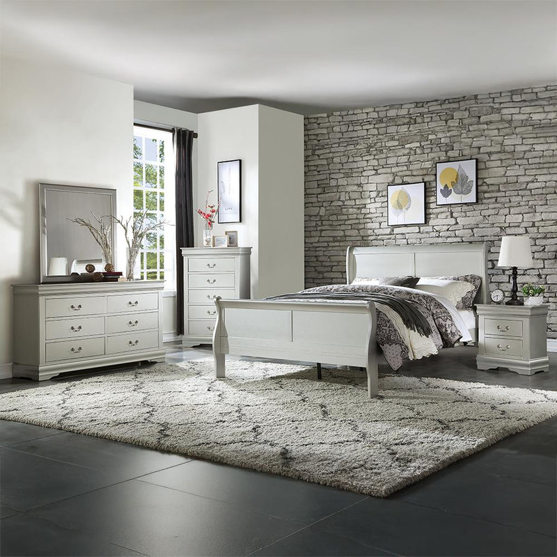 Acme Furniture Louis Philippe 2-Drawer Nightstand 26733 IMAGE 8
