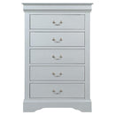 Acme Furniture Louis Philippe 5-Drawer Chest 26736 IMAGE 3