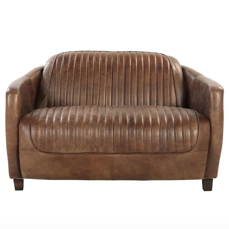 Acme Furniture Brancaster Stationary Leather Loveseat 53546 IMAGE 3