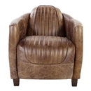 Acme Furniture Brancaster Stationary Leather Chair 53547 IMAGE 3