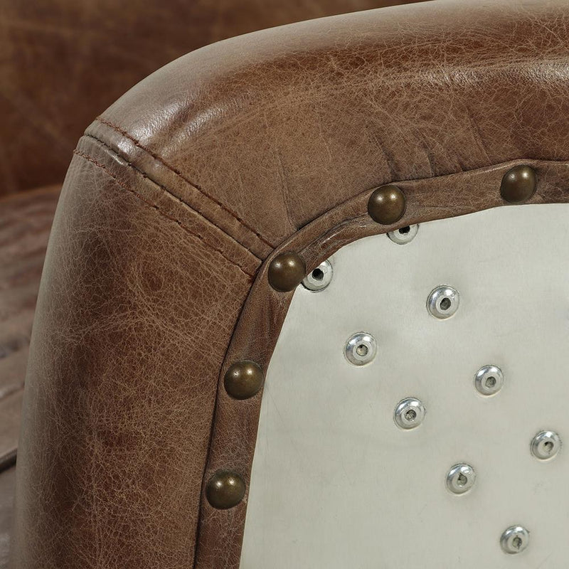 Acme Furniture Brancaster Stationary Leather Chair 53547 IMAGE 8