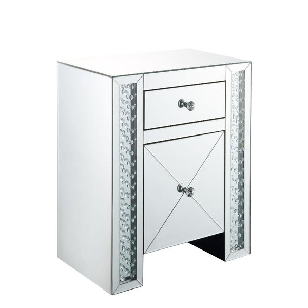 Acme Furniture Nysa 2-Drawer Nightstand 97026 IMAGE 1