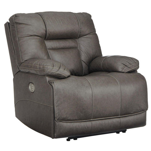 Signature Design by Ashley Wurstrow Power Leather Match Recliner U5460213 IMAGE 1