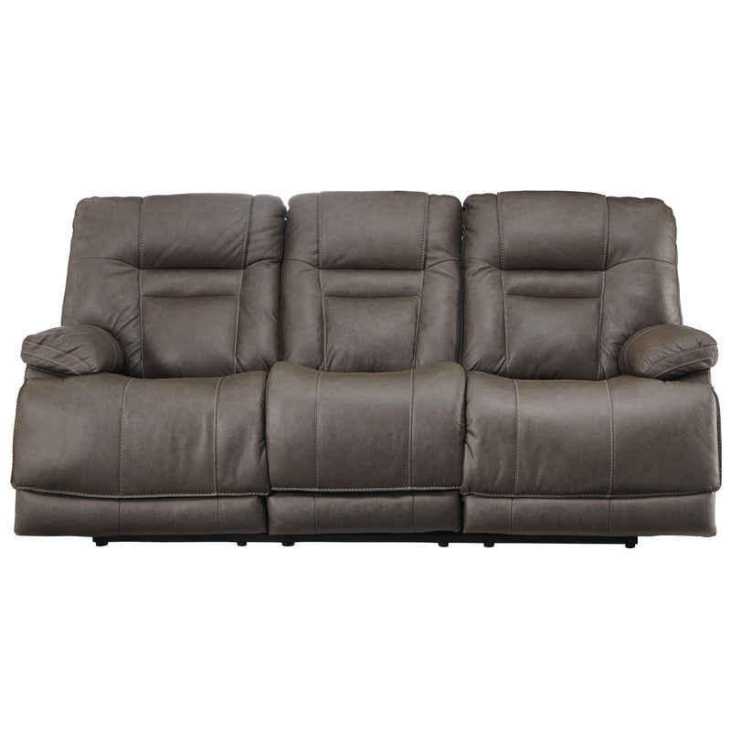 Signature Design by Ashley Wurstrow Power Reclining Leather Match Sofa U5460215 IMAGE 1