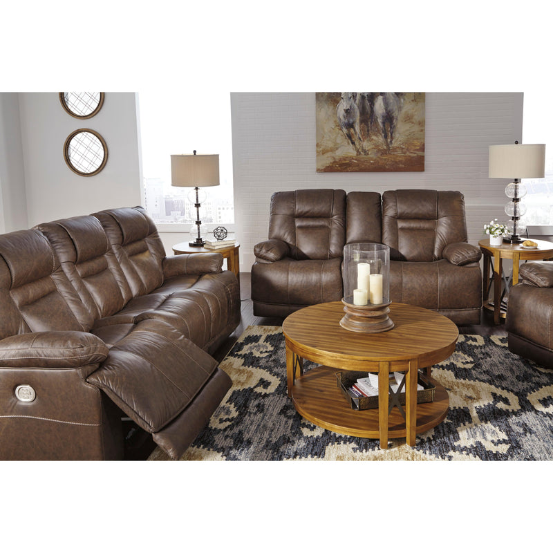  Signature Design by Ashley Wurstrow Power Reclining Leather Match Sofa U5460315 IMAGE 10