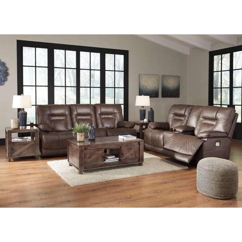  Signature Design by Ashley Wurstrow Power Reclining Leather Match Sofa U5460315 IMAGE 11