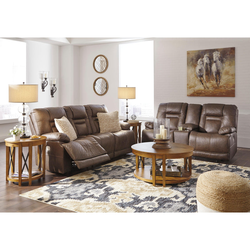  Signature Design by Ashley Wurstrow Power Reclining Leather Match Sofa U5460315 IMAGE 12