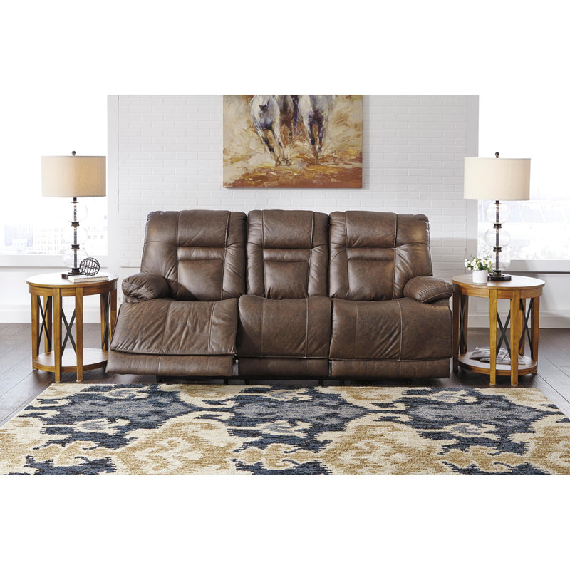  Signature Design by Ashley Wurstrow Power Reclining Leather Match Sofa U5460315 IMAGE 5