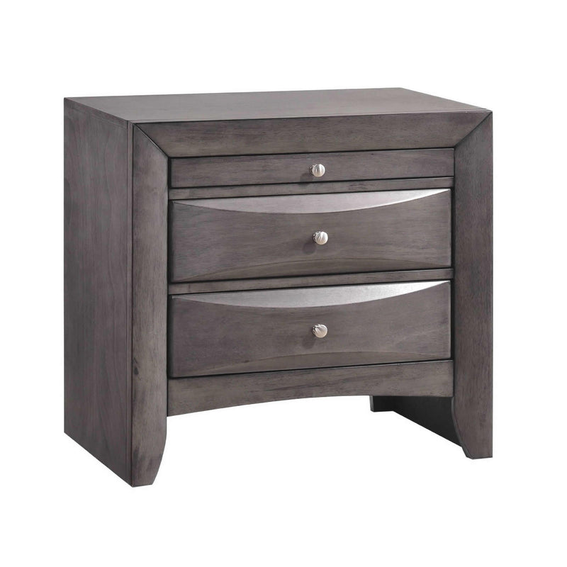 Elements International Emily 2-Drawer Nightstand EG100NS IMAGE 1