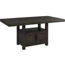  Elements International Colorado Counter Height Dining Table with Pedestal Base DCO100CDTTB IMAGE 1
