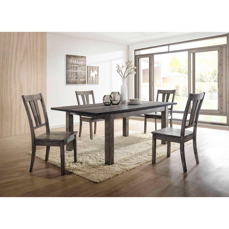  Elements International Nathan Dining Chair DNH100SCWVS IMAGE 3