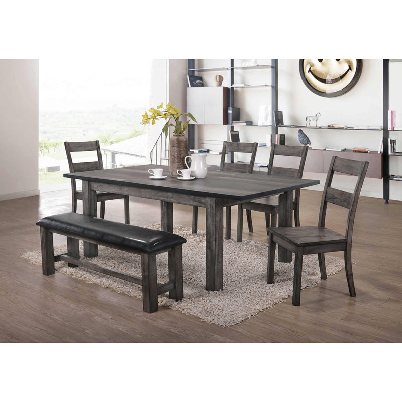  Elements International Nathan Dining Chair DNH100SCWVS IMAGE 4