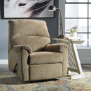  Signature Design by Ashley Nerviano Fabric Recliner with Wall Recline 1080129 IMAGE 3