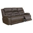 Steve Silver Furniture Aria Power Reclining Leather Look Sofa AA950SBN IMAGE 2