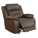 Steve Silver Furniture Aria Power Leather Look Recliner AA950CBN IMAGE 2