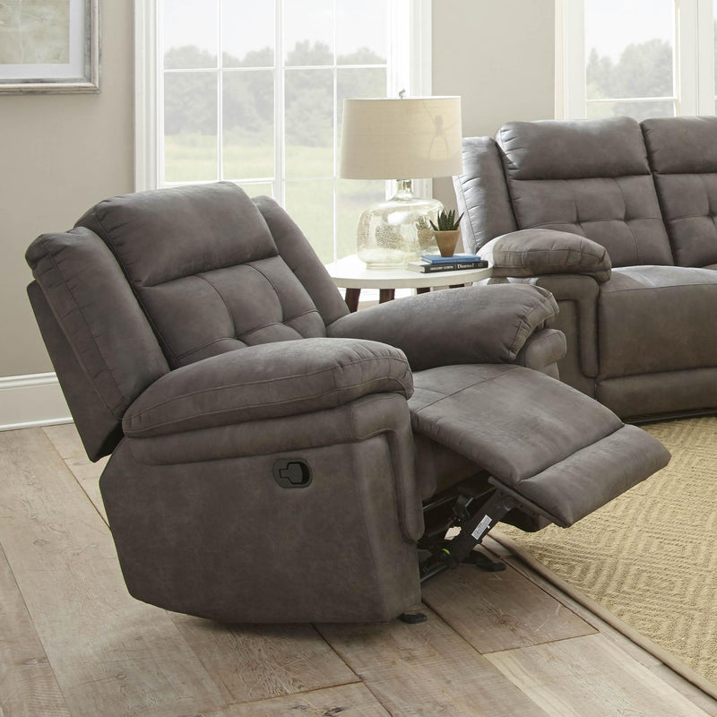 Steve Silver Furniture Anastasia Glider Fabric Recliner AT850C IMAGE 3