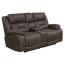 Steve Silver Furniture Aria Power Reclining Leather Look Loveseat AA950LBN IMAGE 1