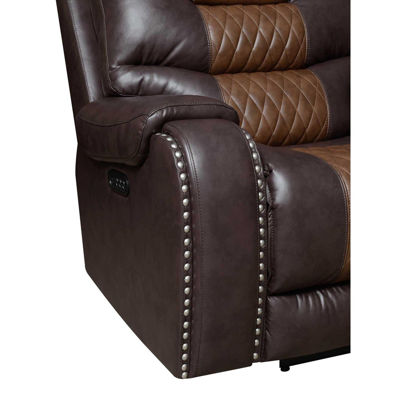 Steve Silver Furniture Park Avenue Power Reclining Polyurethane Loveseat KA950CLBN IMAGE 2