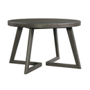 Elements International Round Cross Dining Table DCR500RDTE IMAGE 1