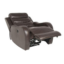 Steve Silver Furniture Wyatt Power Recliner Polyurethane Recliner WY850PCBN IMAGE 2