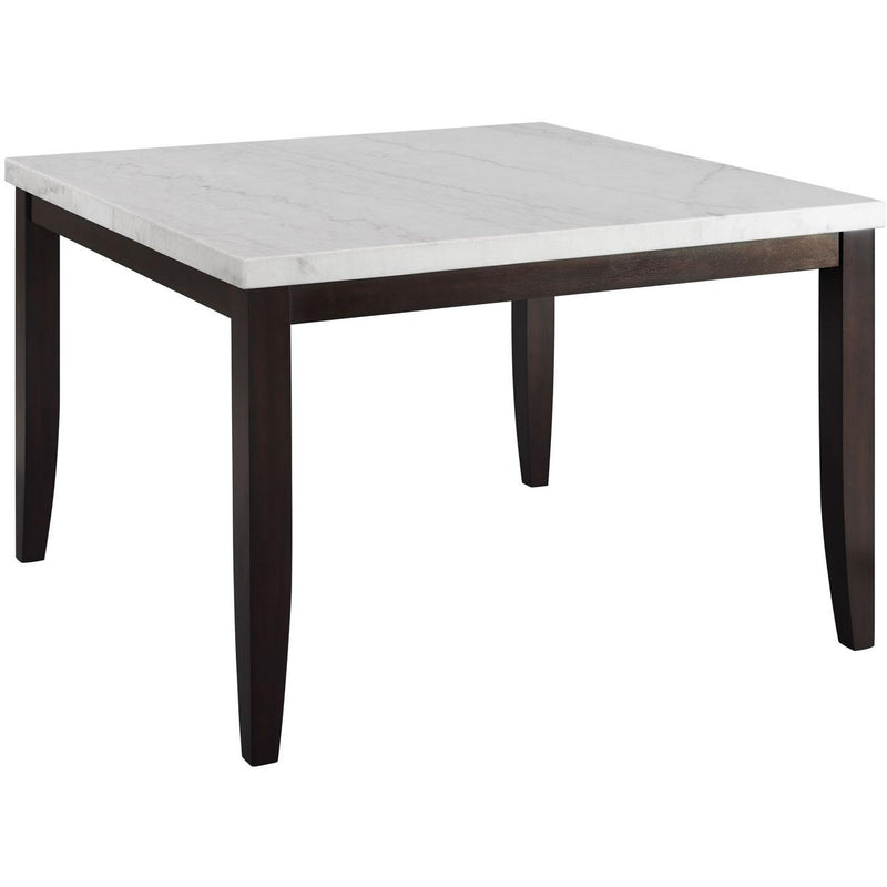 Steve Silver Furniture Square Francis Counter Height Dining Table with Marble Top FC5454MT/FC600TL IMAGE 1