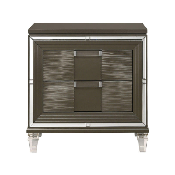  Elements International Twenty Nine 2-Drawer Nightstand TN600NS IMAGE 1