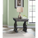  Elements International Stone End Table TST100ST IMAGE 2