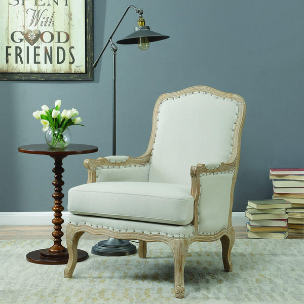  Elements International Artesia Stationary Accent Chair UAZ540100G IMAGE 1
