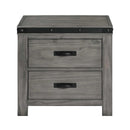  Elements International Wade 2-Drawer Nightstand WE600NS IMAGE 1