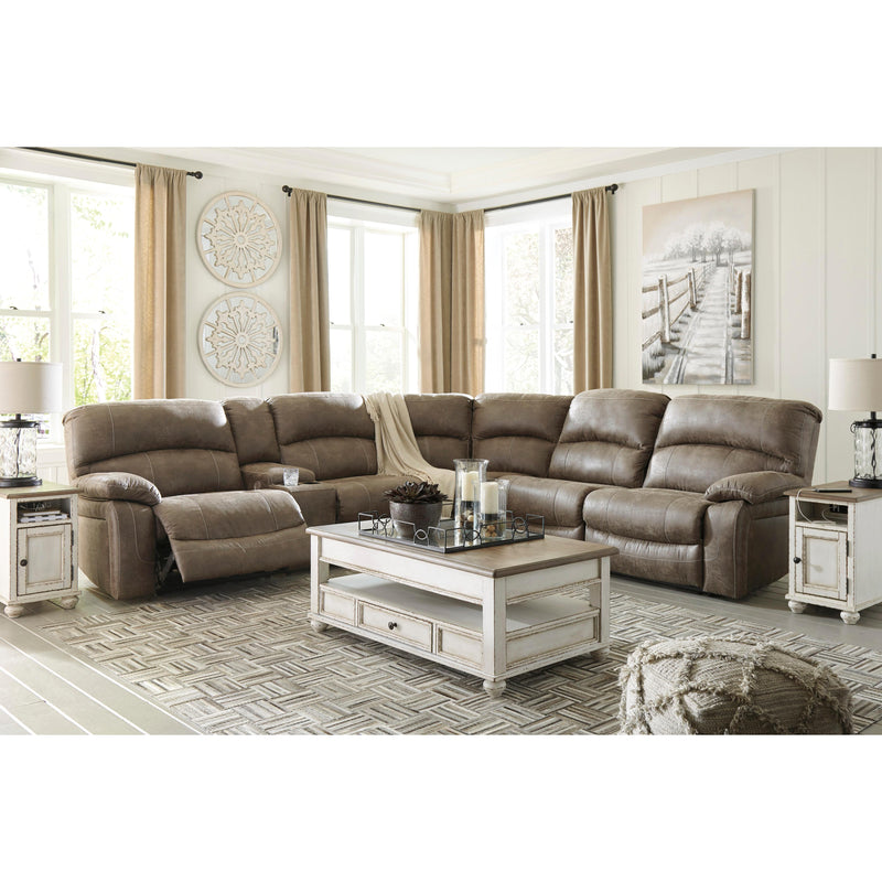 Benchcraft Segburg Power Reclining Leather Look 4 pc Sectional 3430359/3430377/3430354/3430362 IMAGE 11