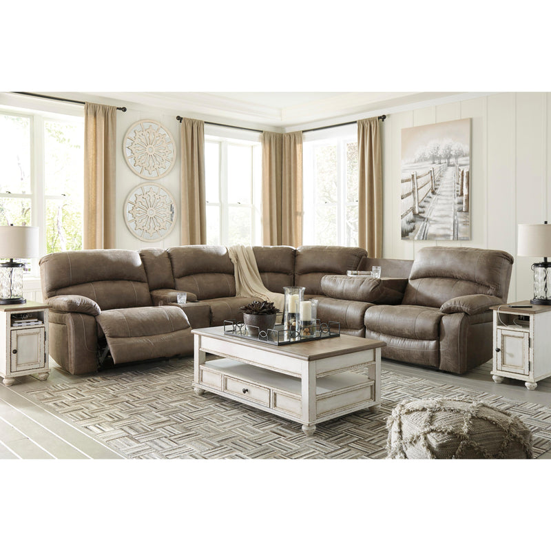 Benchcraft Segburg Power Reclining Leather Look 4 pc Sectional 3430359/3430377/3430354/3430362 IMAGE 13