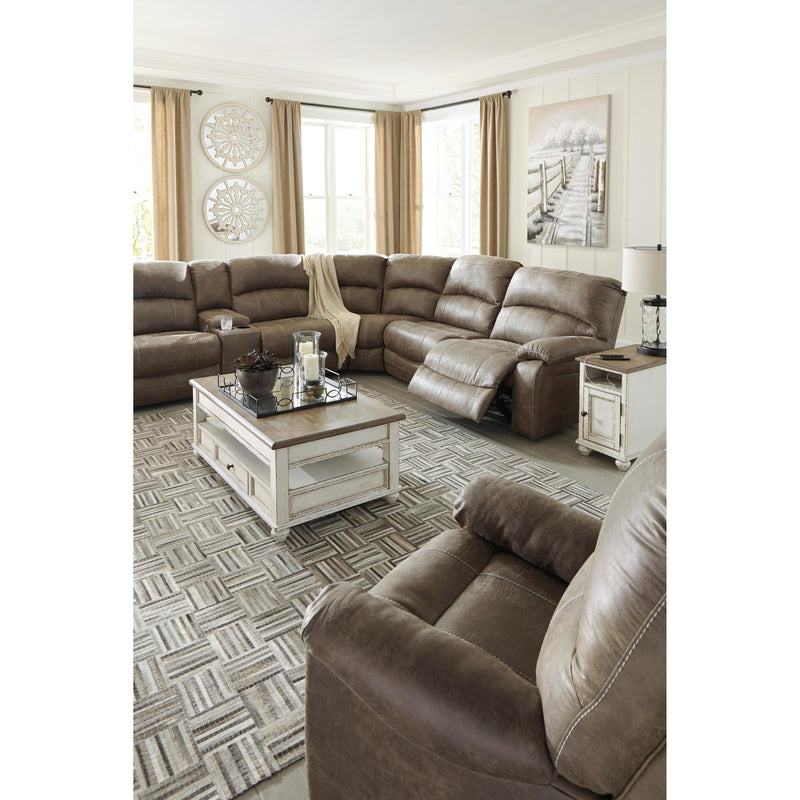 Benchcraft Segburg Power Reclining Leather Look 4 pc Sectional 3430359/3430377/3430354/3430362 IMAGE 9