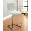 Furniture of America Mauna Counter Height Dining Chair CM8371WH-PC-2PK IMAGE 2