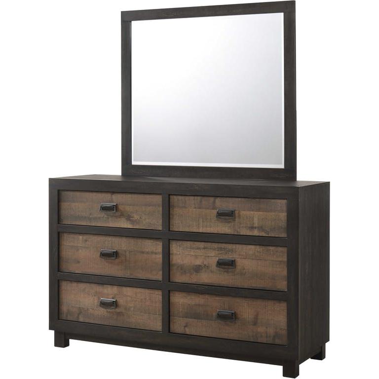  Elements International Harlington 6-Drawer Dresser HG100DR IMAGE 2