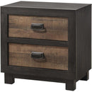  Elements International Harlington 2-Drawer Nightstand HG100NS IMAGE 1