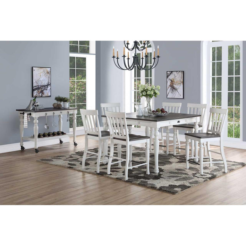 Steve Silver Furniture Square Joanna Counter Height Dining Table JA5454PTN IMAGE 4