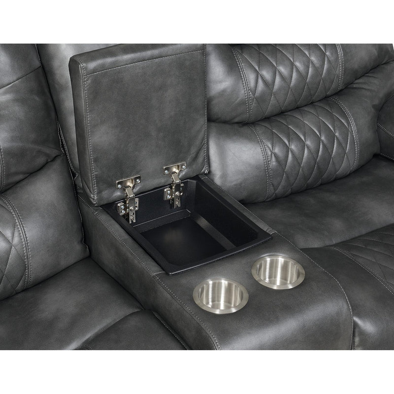 Steve Silver Furniture Park Avenue Power Reclining Polyurethane Loveseat KA950CLG IMAGE 4