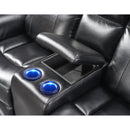 Steve Silver Furniture Levin Power Reclining Fabric 4 pc Sectional LV950LALB/LV950RALB/LV950WBB/LV950WSB IMAGE 2