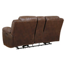  Signature Design by Ashley Stoneland Power Reclining Leather Look Loveseat with Console 3990496 IMAGE 3