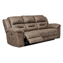  Signature Design by Ashley Stoneland Power Reclining Leather Look Sofa 3990587 IMAGE 2