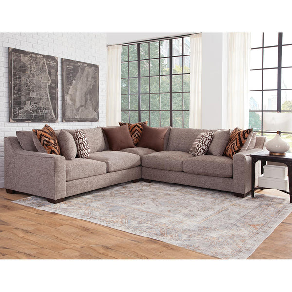 Steve Silver Furniture Allendale Stationary Fabric 3 pc Sectional AD800LAF/AD800WE/AD800RAF IMAGE 1