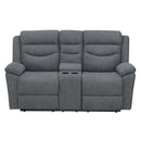 Steve Silver Furniture Chenango Reclining Fabric Loveseat CH900LDG IMAGE 1
