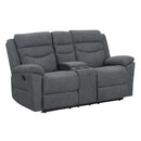 Steve Silver Furniture Chenango Reclining Fabric Loveseat CH900LDG IMAGE 3